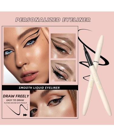 Liquid Eyeliner - Quick-Drying Waterproof Long-Lasting Eye Liners for Women - Liquid Eyeliner Smudge Resistant Eye Liners for Women Girls 1# - Buy Online on GoSupps.com