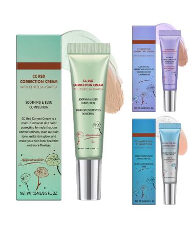 Nybhyjka Redness Corrector Moisturizing Cream 15ml to Correct Facial Skin Color Tinted Moisturizing and Redness Correcting Face Cream For Naturally