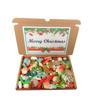 1KG CHRISTMAS PICK & MIX Sweet Box Latter Box Hamper Personalised Sweet Box Gift for Christmas