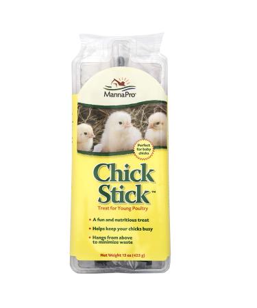 Manna Pro Chick Supplies Treat | Chick Brooder Chick Stick | Chicken Coop Accessories | Chick Starter Kit | 15 oz