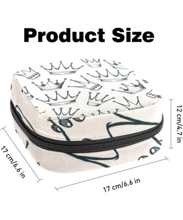 Shop Women's Binding-Up Bags - Crown Princess Beige Menstrual Pad & Tampon Holder for School & Office - Multi-Colored Storage Solutions - Buy Online on GoSupps.com