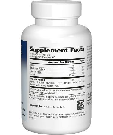 Triphala Gold 1000 mg - GI Tract Wellness - Planetary Herbals (120 Tablets) - Buy Online on GoSupps.com