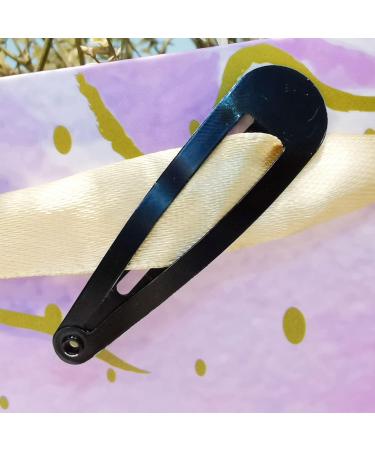 10 Black Hair Clips for Women & Girls - 5cm Metal Hair Holders | DIY Accessories - Buy Online on GoSupps.com