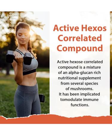Active Hexose Correlated Compound 500mg - Supports Immune Health Liver Function & T-Cell/Natural Killer Cell Activity - 120 Veggie Capsules (Pack of 2) - Buy Online on GoSupps.com