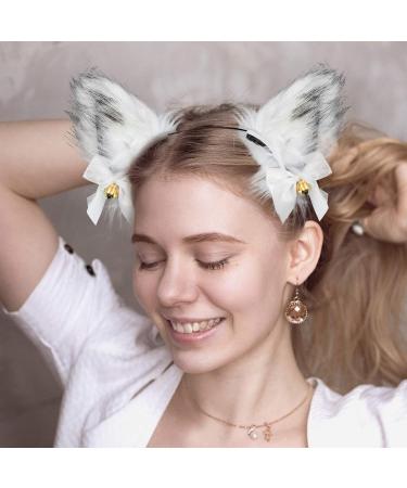 Lurrose 1pc fox ears headband wolf ears headband cosplay Fox Wolf Cat Dog Ears Headbands wolf ear headband hair bands for women hair fox headband props white artificial make up women's - Buy Online on GoSupps.com