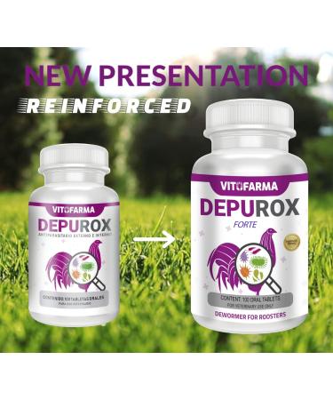 Depurox Forte 100 Tablets for Rooster, Hens, and Chickens - B12-5500 Ener-Jet Babybiotic Supplement - Buy Online on GoSupps.com
