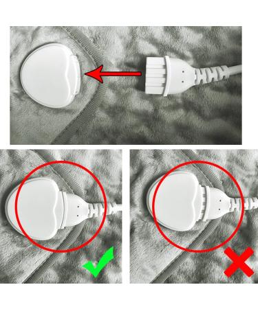 Kosdfoge Ergonomic Back Heating Pillow - Dark Gray Soft Plush 6 Temperature Settings Washable Free-Handed Design (220V European Standard) - Buy Online on GoSupps.com