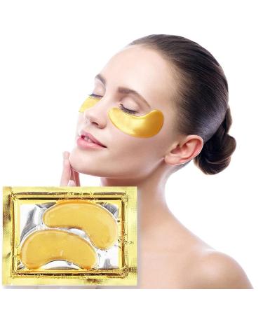 CGIFY 24K Gold Under Eye Patches - 25 Pairs | Collagen Eye Masks for Dark Circles, Puffy Eyes, and Wrinkles - Suitable for Women and Men - Buy Online on GoSupps.com