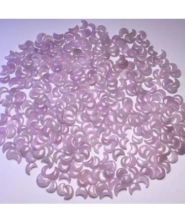 Natural Crystal Rough Natural Stone Natural Kunzite Crystal Stone Purple Carved Crystal Heart Moon Star Gem Fashion Carved Gifts (Color : Clover Size : 1pcs) 1pcs Clover - Buy Online on GoSupps.com