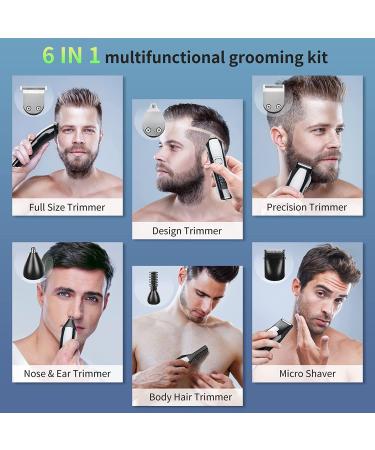KIKOMO Beard Trimmer - Cordless All-in-One Waterproof Hair Clippers with LED Display, USB & Wall Charger - Buy Online on GoSupps.com