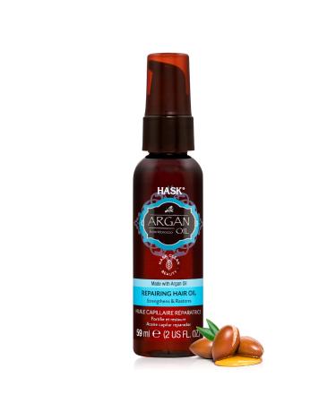 Hask Repairing Shine Hair Oil Argan Oil - 2 Oz