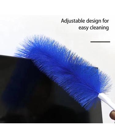 FCSHFC 2 Pcs Dusters for Cleaning Fan Home Furniture Dusting Washable Bendable Handheld Feather Duster for Office Cars Cleaning Blinds Cobweb(2 Gray) - Buy Online on GoSupps.com