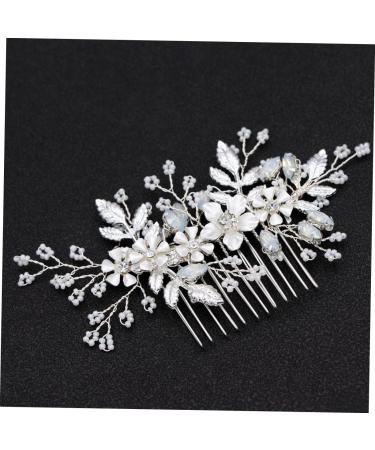 DOITOOL Combs Tiara Rhinestone Comb Crystal Hair Comb Wedding Hair Comb Rhinestone Hair Comb Bride Millet Beads Rhinestones - Buy Online on GoSupps.com