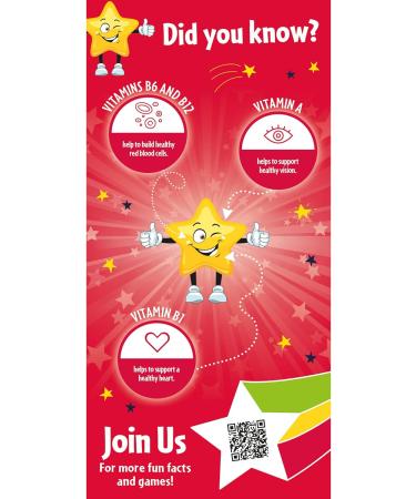 Natures Aid Super Stars Kids Multivitamin & Minerals 60 Chewable Tablets - Buy Online on GoSupps.com