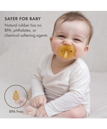 Natursutten 0-6 Months Butterfly Shield Pacifier | Orthodontic Nipple | Natural Rubber | BPA-Free | Made in Italy - Buy Online on GoSupps.com