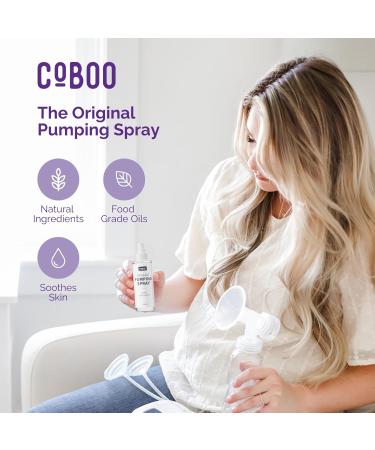 CoBoo Care Kit | Includes Breast Pumping Spray (2 Fl Oz) Stretch Cream | Designed for Postpartum Skin | Soothes Discomfort and Irritation - Buy Online on GoSupps.com