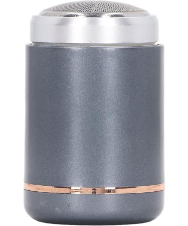 Electric Beard Cutter ABS Aluminum Alloy LED Indicator Mini Beard Trimmer 3W Rechargeable Pocket Size 6000RPM Portable for Travel (Black Gray) - Buy Online on GoSupps.com