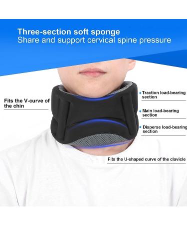 Buy Ininosnp Neck Support - Breathable Sponge Cervical Spine Neckrest for Pain Relief (Size S) | International Shipping Available - Buy Online on GoSupps.com
