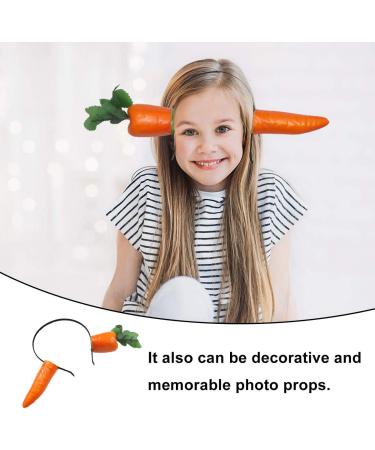 TENDYCOCO Carrot Hair Hoop - Fun Party Hair Accessories for Women | Decorative Adult Headwear  - Buy Online on GoSupps.com