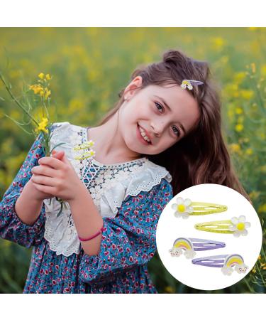 8 Pairs of Glitter Cartoon Hairpins Children's Hairpins Bangs Hairpins Children's Butterfly Hairpins Hairpin Set Cute Cartoon Hairpins - Buy Online on GoSupps.com