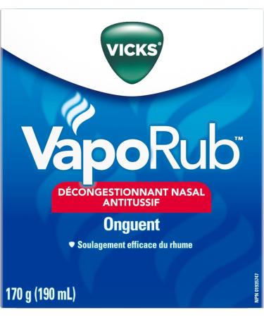 Vicks VapoRub Nasal Decongestant Cough Suppressant Relief from Cold Aches & Pains & Vapoinhaler Nasal Decongestant with Soothing Vapors for Temporary Relief due to a Cold 190 ml (Pack of 1) Original+ VapoInhaler - Buy Online on GoSupps.com