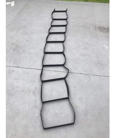 ISOP 10ft Extension Ladder | Made in USA | Nylon Rope & Spring Hooks | Lightweight & Durable | Holds up to 1200 lbs | Emergency Escape Equipment - Buy Online on GoSupps.com