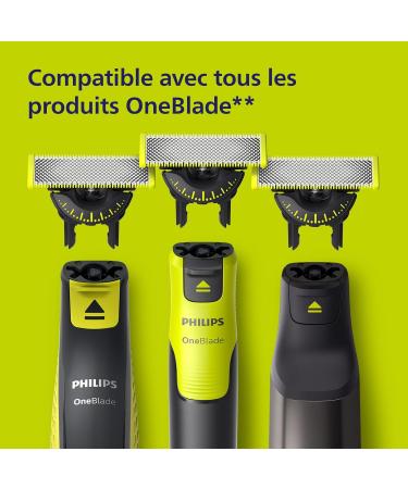 Philips OneBlade 360 Ersatzklingen f r OneBlade Electrorasierer und Trimmer mit verstellbarem 5-in-1-Kamm langlebiger Edel - Buy Online on GoSupps.com