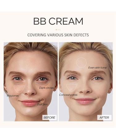BB Cream for Fair Skin - Full-Coverage Tinted Moisturizer & Concealer | Oil-Free Lightweight Portable - 30 ml | Perfect Skin Tone Evener for Women - Buy Online on GoSupps.com