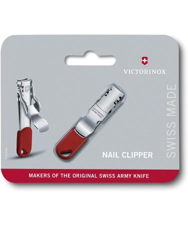 Victorinox Unisex Nail Clipper SS Red Standard Size with Lanyard Hole - Buy Online on GoSupps.com