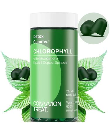 Chlorophyll Gummies  Energy Boost | Immune System Support | Internal Deodorant | With Ashwagandha | 0 Sugar, Vegan, 50% More Potent than (Pills, Liquid, Water Drops, Tablets, or Capsules) Apple Taste - Buy Online on GoSupps.com