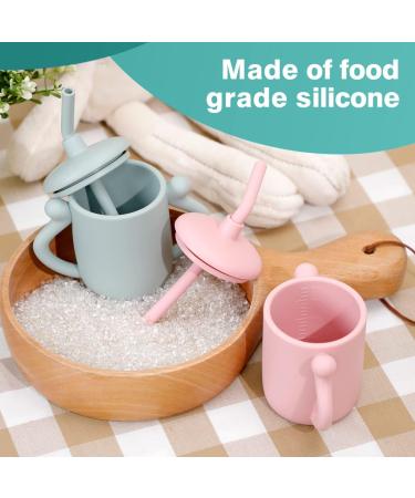 BumbleBee Silicone Baby Training Cup | 6.3oz Light Green Cup with Straw | Recommended for 2-Year-Olds - Buy Online on GoSupps.com