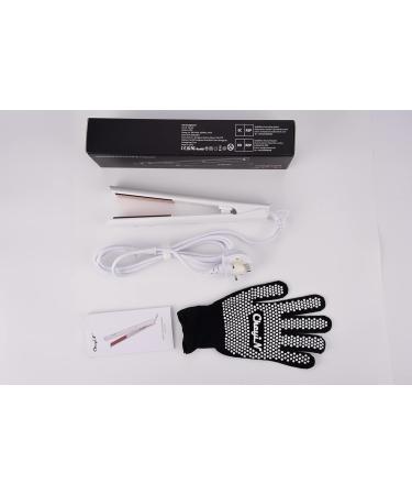 CkeyiN 2-in-1 Hair Straightener and Curler 1 inch Ceramic Flat Iron - 5 Adjustable Temperatures, Dual Voltage - Fast Heating - Buy Online on GoSupps.com