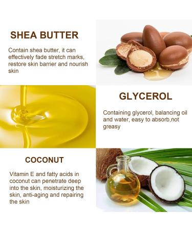 Coconut Shea Butter Body Butter - Deep Hydration for Dry Skin | Natural Coconut Oil Cream for All Skin Types | Nourish & Promote Smooth Skin Tone - Buy Online on GoSupps.com