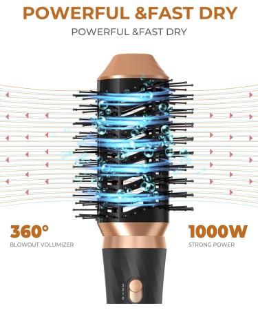 Buy Airstyler 6 in 1 - Versatile Hair Styler with 6 Attachments for Smoothing Drying Curls & Volume - International Shipping Available! - Buy Online on GoSupps.com