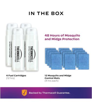 Thermacell Midge and Mosquito Protector Standard Refill Pack Compatible All Thermacell Fuel Powered protectors 12 count (Pack of 1) Mats and Gas Single - Buy Online on GoSupps.com