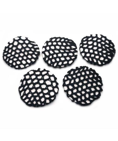 GARASANI 5 Pack Women Ballet Dance Skating Hair Net Bun Cover - Black Mesh Snoods - Buy Online on GoSupps.com