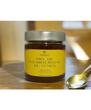 Yemen Maliki Royal Jujube Honey - 3rd Quality - Mumtaz (Excellent) - Net Weight 250g - Pure - 100% Natural - Rare Honey - Huge and Many Virtues - BOOSTER Immunite - Buy Online on GoSupps.com