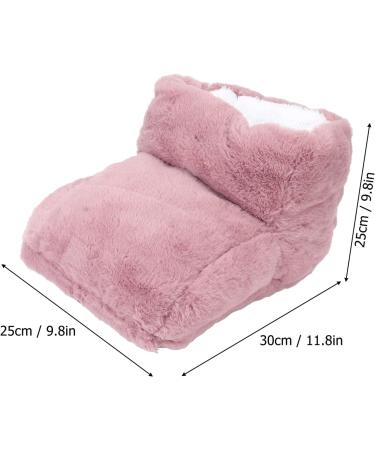 Shop 9.8 x 11.8 x 9.8 Inch Pink Electrically Heated Foot Warmers - USB Fleece Comfort & Warmth for Home Use - Buy Online on GoSupps.com