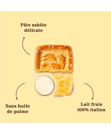 Mulino Bianco Galletti 100% Italian Premium Quality Fresh Milk Biscuits New Recipe Made with Flour from Sustainable Agriculture 1 Pack of 350 g - Buy Online on GoSupps.com