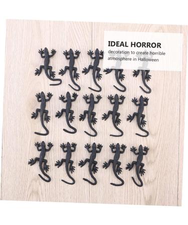 Whamvox 10-Pack Halloween Gecko Toys | Fun April Fools & Mini Decorations | Black 3.5x8cm Halloween Gifts - Buy Online on GoSupps.com