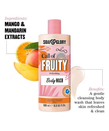 Soap & Glory Call of Fruity Bubble In Paradise Body Wash - Hydrating Fruit Scented Cleanser (500ml) - Buy Online on GoSupps.com