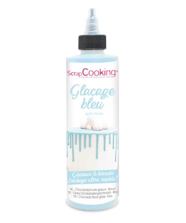 Scrapcooking - Drip Cake Glasur Blue 140g - cake glaze quick -drying - decoration for cakes cakes cookies cake pop dripcake cookies donuts - birthday - blue - 4702 - Buy Online on GoSupps.com
