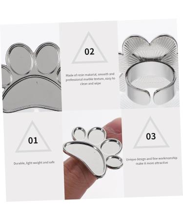 Palette de Manucure Ring 2 Pi ces Plateau de Vernis Ongles Rond et Pied pour Nail Art Professionnel et Personnel M langeur de Couleurs Accessoire de Beaut pour Ongles - Buy Online on GoSupps.com