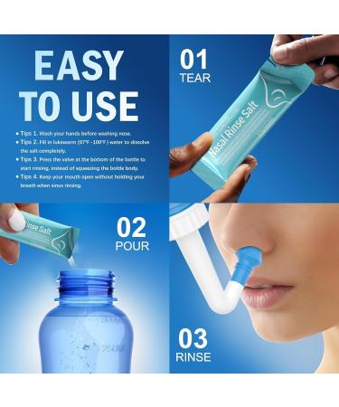 MAOEVER 120 Saline Packets Neti Pot Salt Packets Individually Wrapped Saline Packets for Neti Pots Nasal Irrigation and Squeeze Bottles & Sinus Relief | Sinus Care (Light Green 120L) Light Green 120L - Buy Online on GoSupps.com