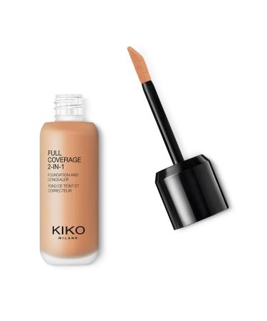 KIKO Milano Full Coverage 2-In-1 Foundation & Concealer 11 - N 60 | 2 in 1 foundation and concealer superior coverage Neutral 60