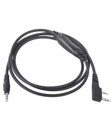 BTECH APRS-K1 Cable (Audio Interface Cable) for BaoFeng, BTECH BF-F8HP, UV-82HP, UV-5X3 (APRSpro, APRSDroid, Compatible - Android, iOS)