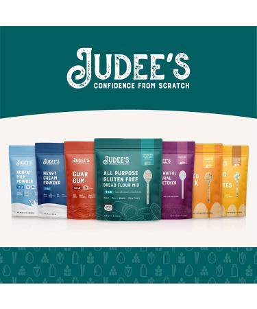 Judees Meringue Powder Mix 11.4 oz - Gluten-Free & Nut-Free - Ideal for Baking & Decorating - No Preservatives - Perfect for Meringue Cookies, Pies, Frosting & Royal Icing - 11.4 Ounce Pack - Buy Online on GoSupps.com