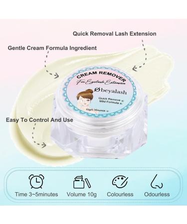 Obeyalash Cream Eyelash Glue Remover - 10g Lash Extension Remover for Easy Eyelash Extension Removal - Buy Online on GoSupps.com