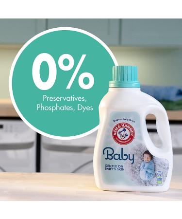 ARM & HAMMER Baby Liquid Laundry Detergent - 118.1 fl oz (75 Loads) - Buy Online on GoSupps.com