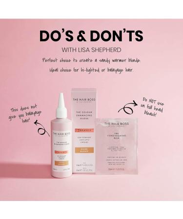 BY LISA SHEPHERD Golden Balayage Gloss | Semi-Permanent Hair Treatment - 150ml 6 Washes | Shop Now Worldwide - Buy Online on GoSupps.com